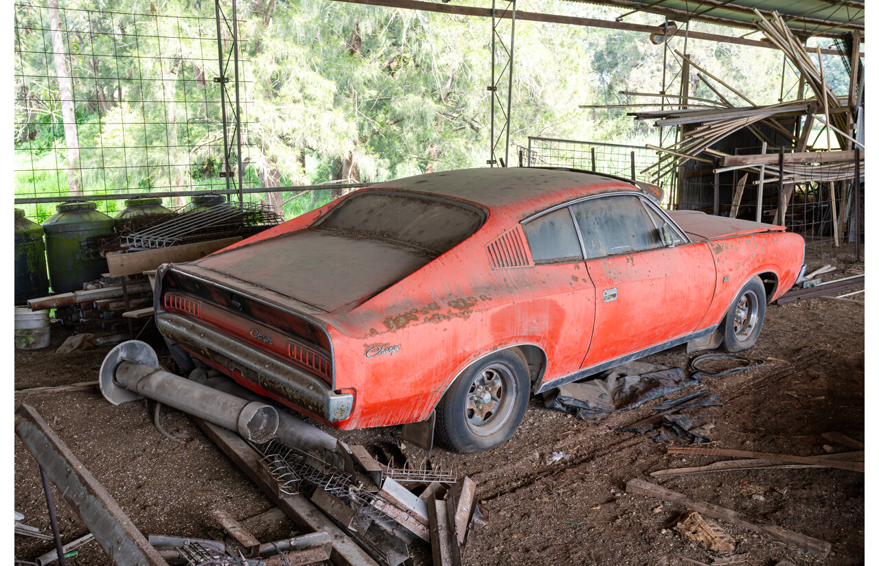 3/1972 Chrysler Valiant VH Charger 2d Coupe Hemi Orange 245ci 4.0L
