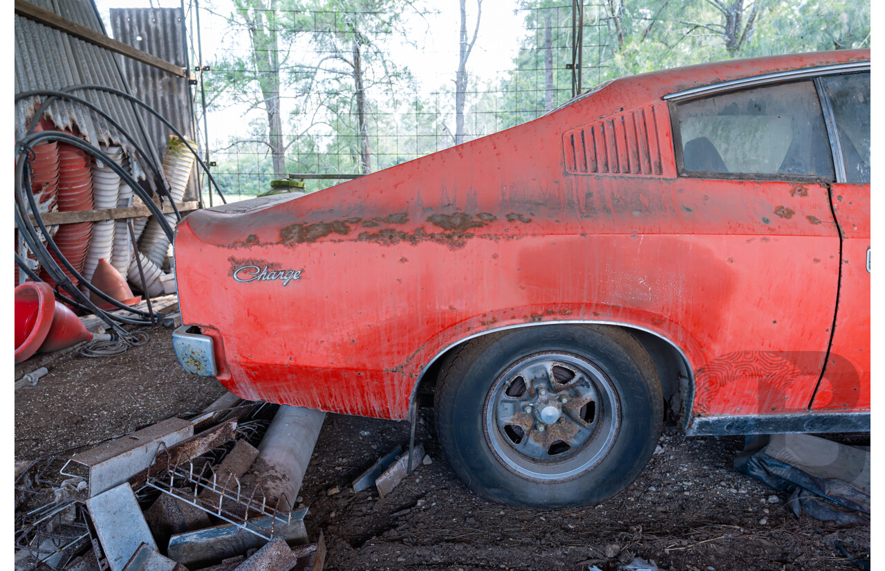 3/1972 Chrysler Valiant VH Charger 2d Coupe Hemi Orange 245ci 4.0L