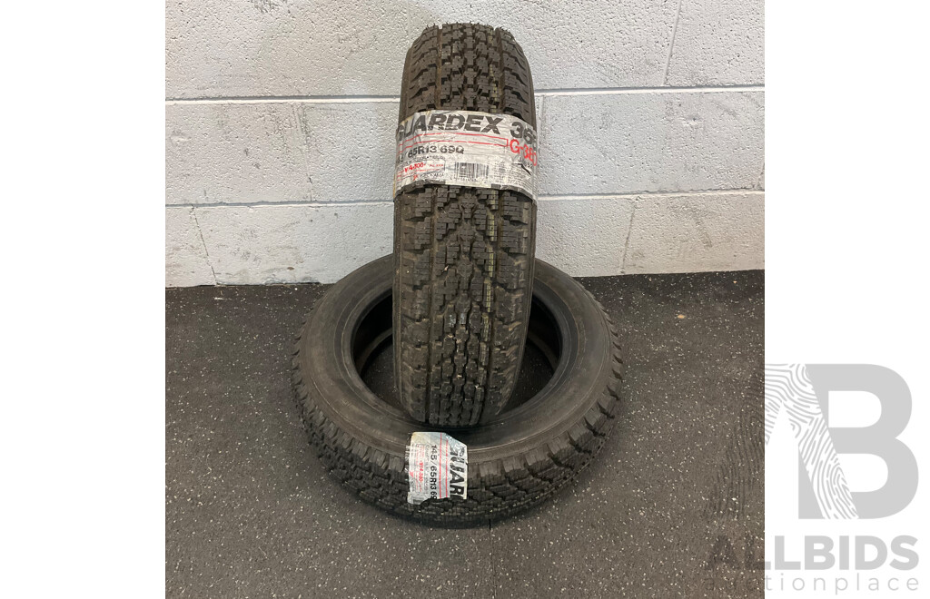 PIRELLI P700 155/60 R 13 70H Tyres & Guardex 365II 145/65 R 13 69Q Tyres - Lot of 4