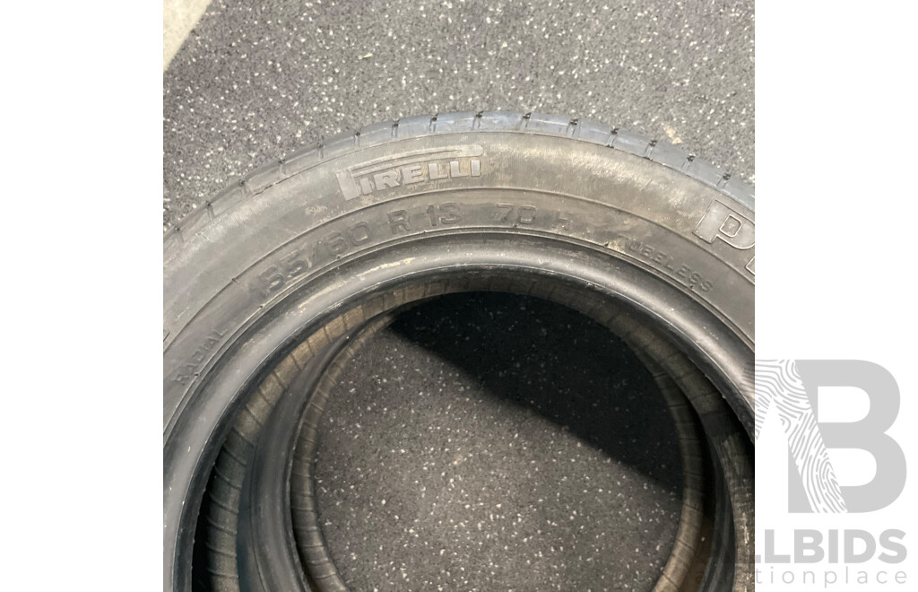 PIRELLI P700 155/60 R 13 70H Tyres & Guardex 365II 145/65 R 13 69Q Tyres - Lot of 4