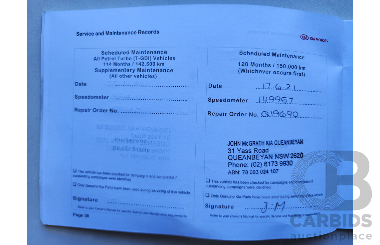 12/2014 Kia Sorento Platinum (4x4) XM MY14 4d Wagon Grey 2.2L