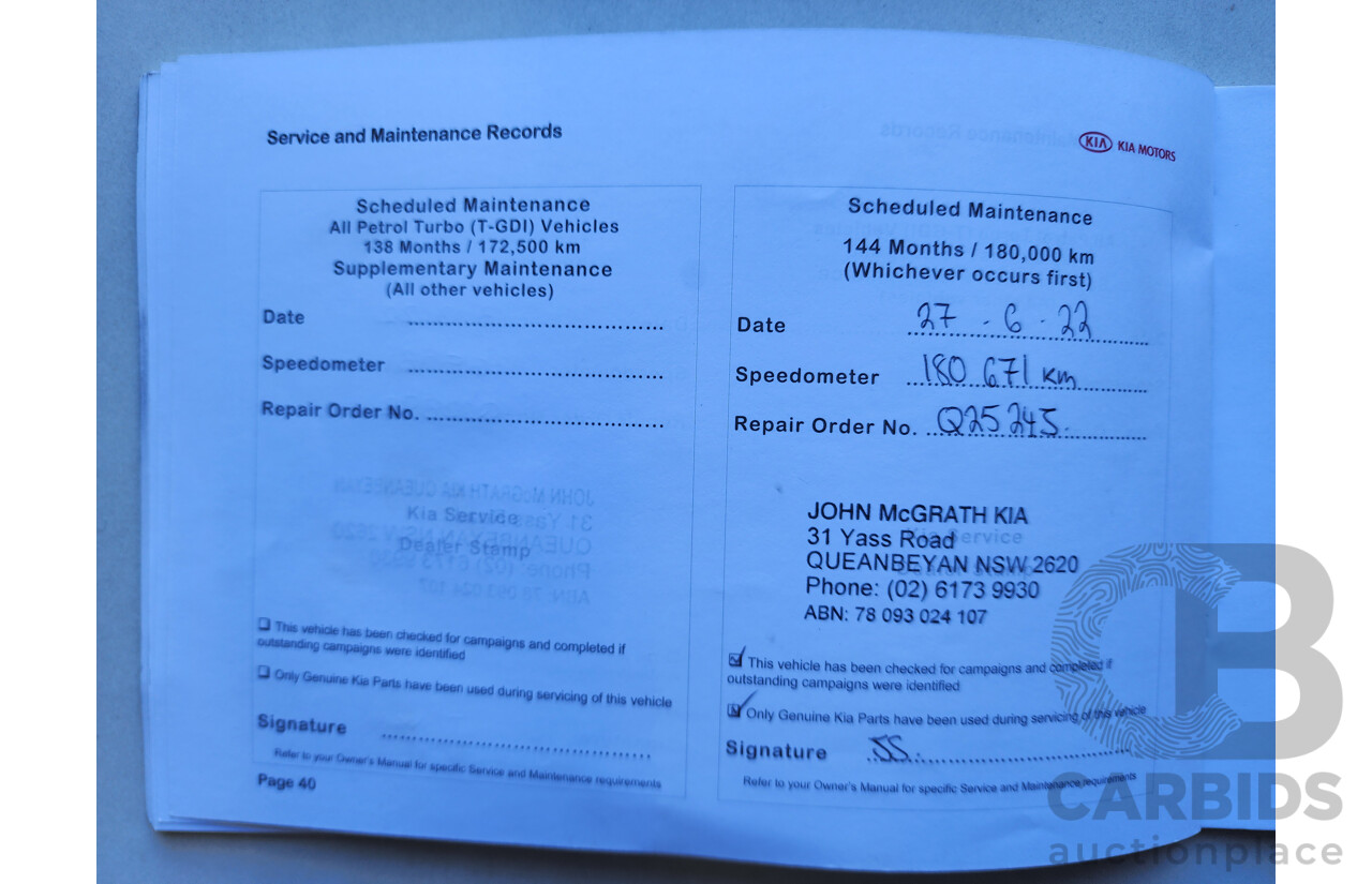 12/2014 Kia Sorento Platinum (4x4) XM MY14 4d Wagon Grey 2.2L