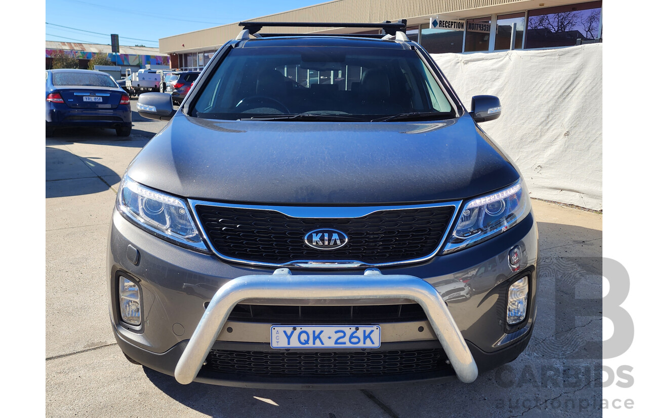 12/2014 Kia Sorento Platinum (4x4) XM MY14 4d Wagon Grey 2.2L