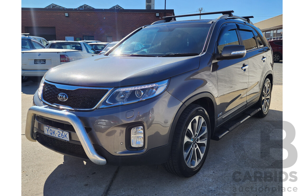 12/2014 Kia Sorento Platinum (4x4) XM MY14 4d Wagon Grey 2.2L