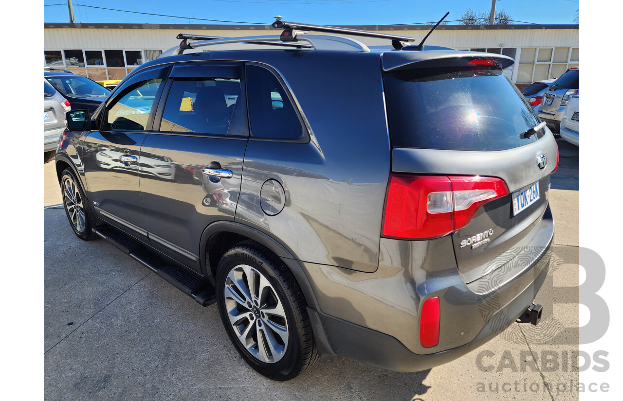 12/2014 Kia Sorento Platinum (4x4) XM MY14 4d Wagon Grey 2.2L