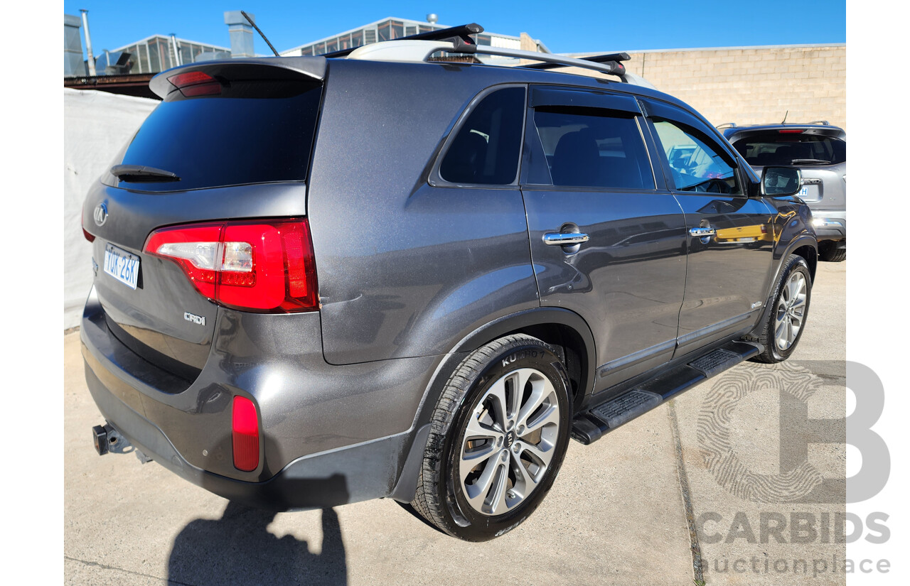 12/2014 Kia Sorento Platinum (4x4) XM MY14 4d Wagon Grey 2.2L