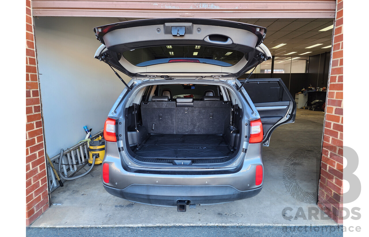 12/2014 Kia Sorento Platinum (4x4) XM MY14 4d Wagon Grey 2.2L
