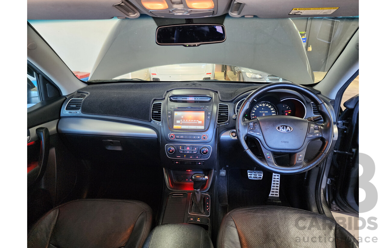 12/2014 Kia Sorento Platinum (4x4) XM MY14 4d Wagon Grey 2.2L