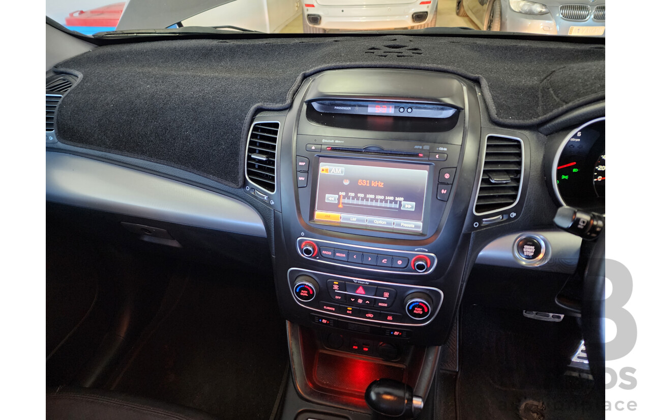 12/2014 Kia Sorento Platinum (4x4) XM MY14 4d Wagon Grey 2.2L