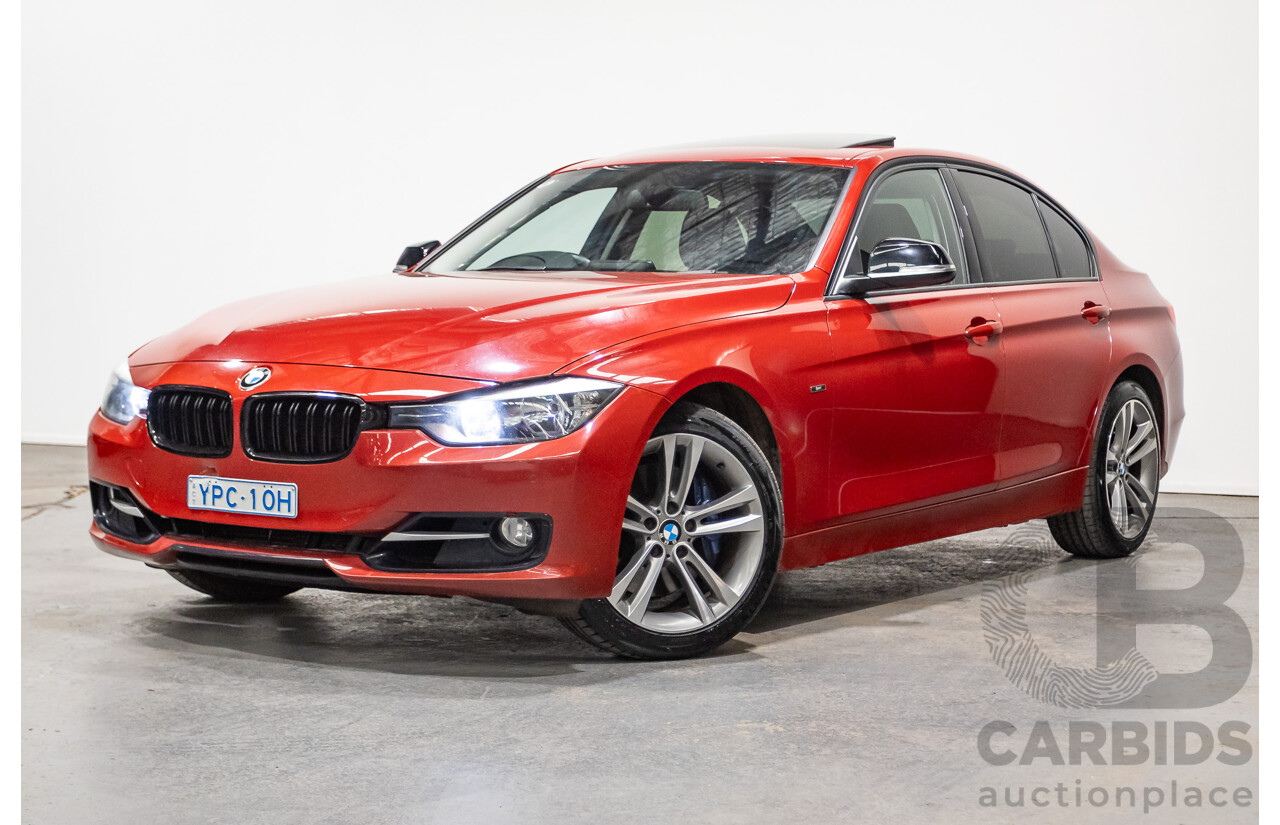 7/2013 BMW 320i Sport LINE F30 4d Sedan Melbourne Red Metallic Turbo 2.0L