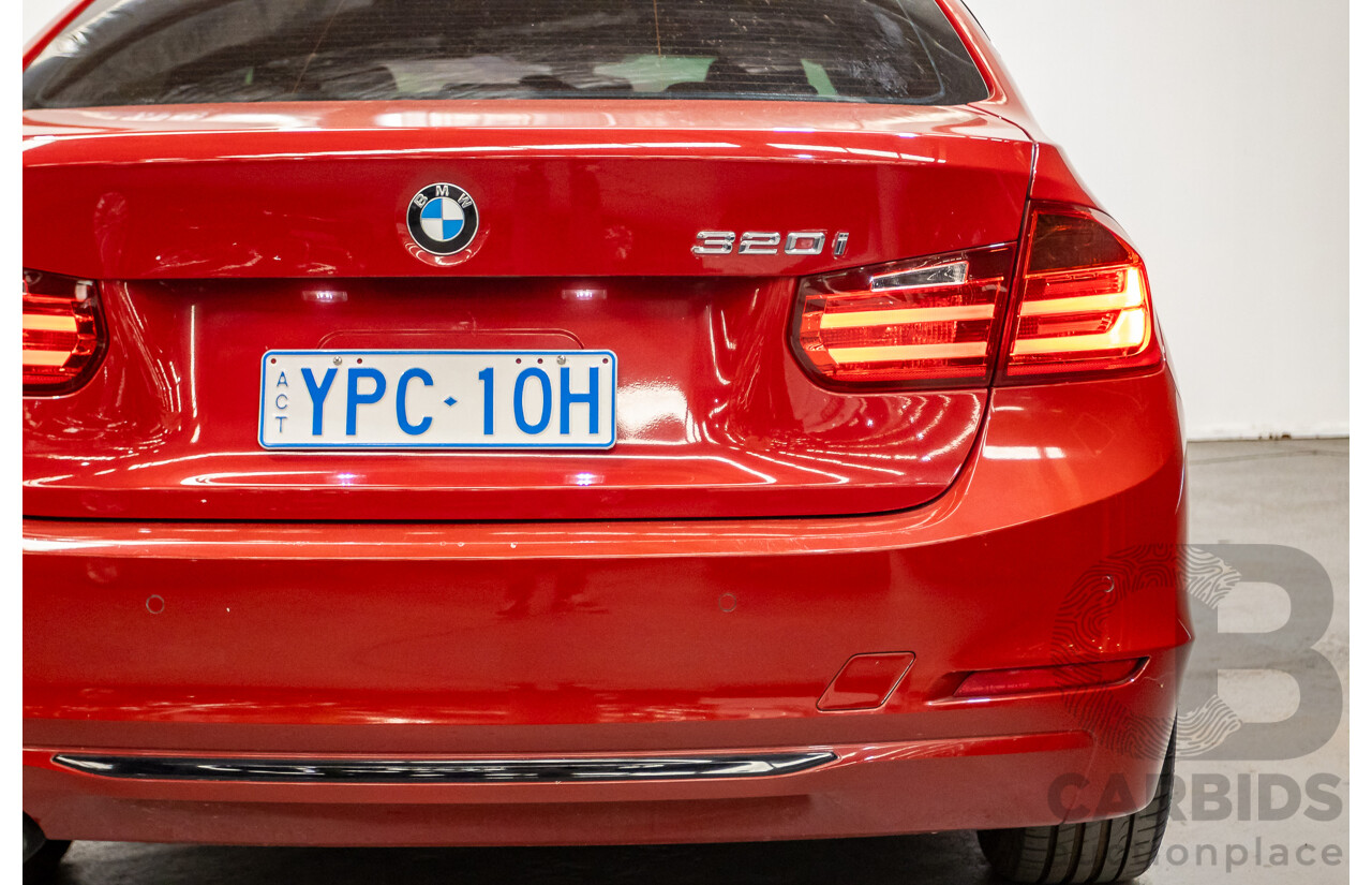 7/2013 BMW 320i Sport LINE F30 4d Sedan Melbourne Red Metallic Turbo 2.0L