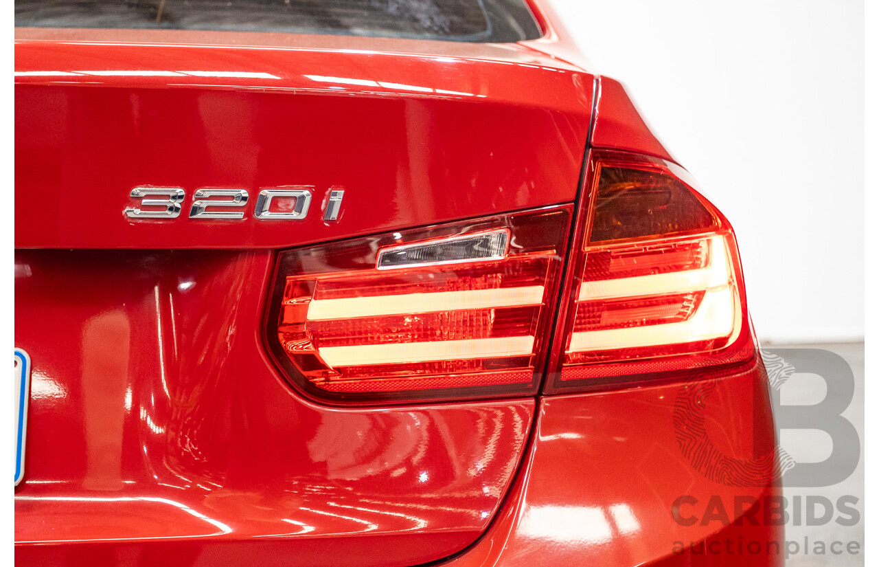 7/2013 BMW 320i Sport LINE F30 4d Sedan Melbourne Red Metallic Turbo 2.0L