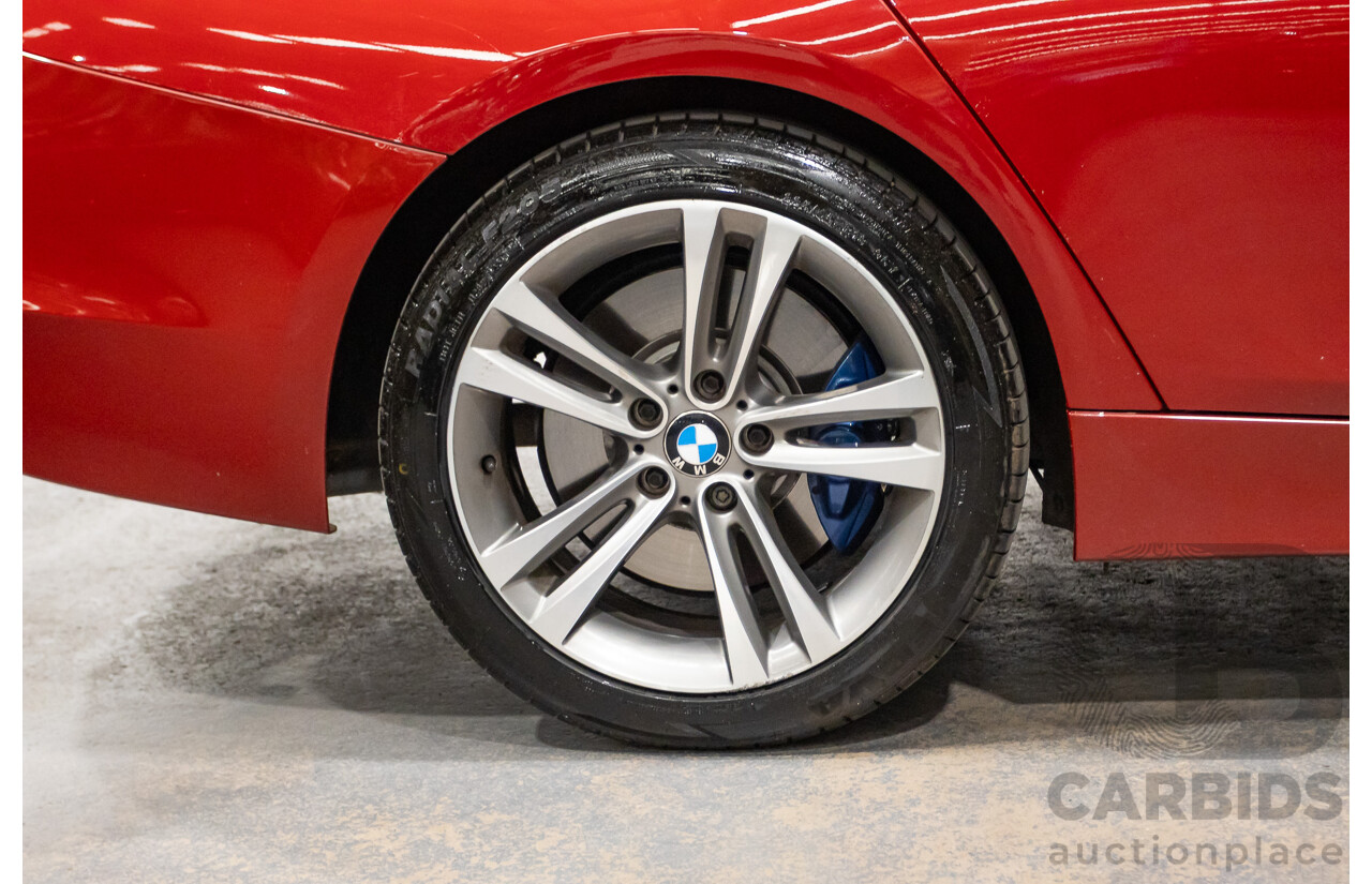 7/2013 BMW 320i Sport LINE F30 4d Sedan Melbourne Red Metallic Turbo 2.0L