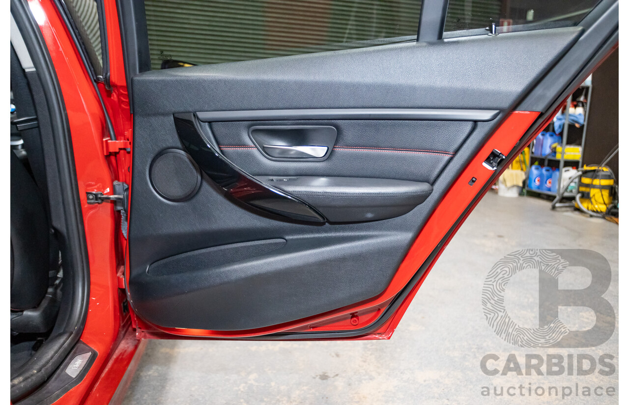 7/2013 BMW 320i Sport LINE F30 4d Sedan Melbourne Red Metallic Turbo 2.0L
