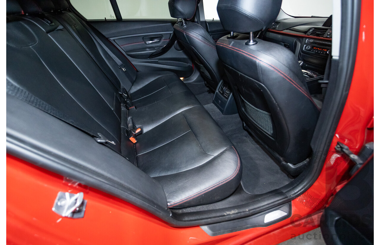 7/2013 BMW 320i Sport LINE F30 4d Sedan Melbourne Red Metallic Turbo 2.0L