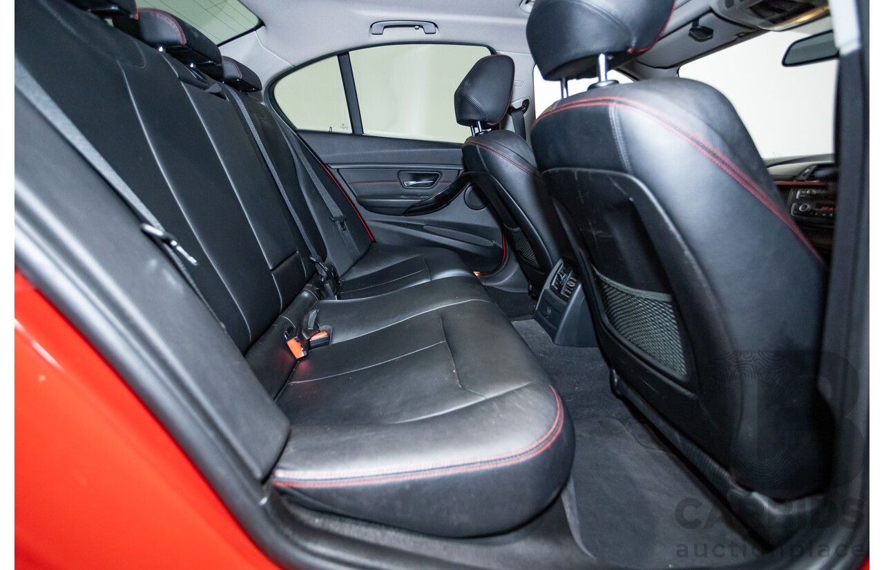 7/2013 BMW 320i Sport LINE F30 4d Sedan Melbourne Red Metallic Turbo 2.0L