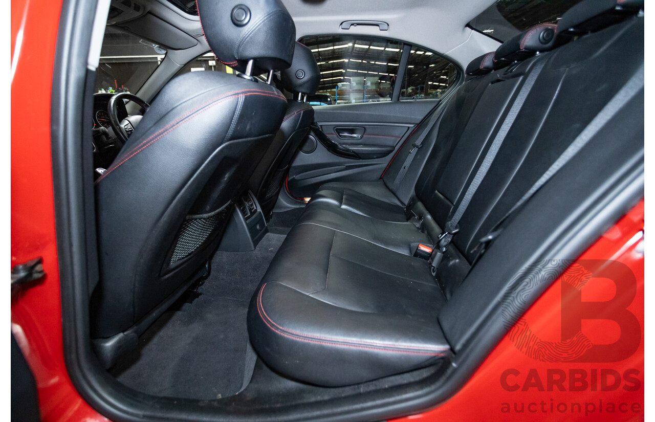 7/2013 BMW 320i Sport LINE F30 4d Sedan Melbourne Red Metallic Turbo 2.0L