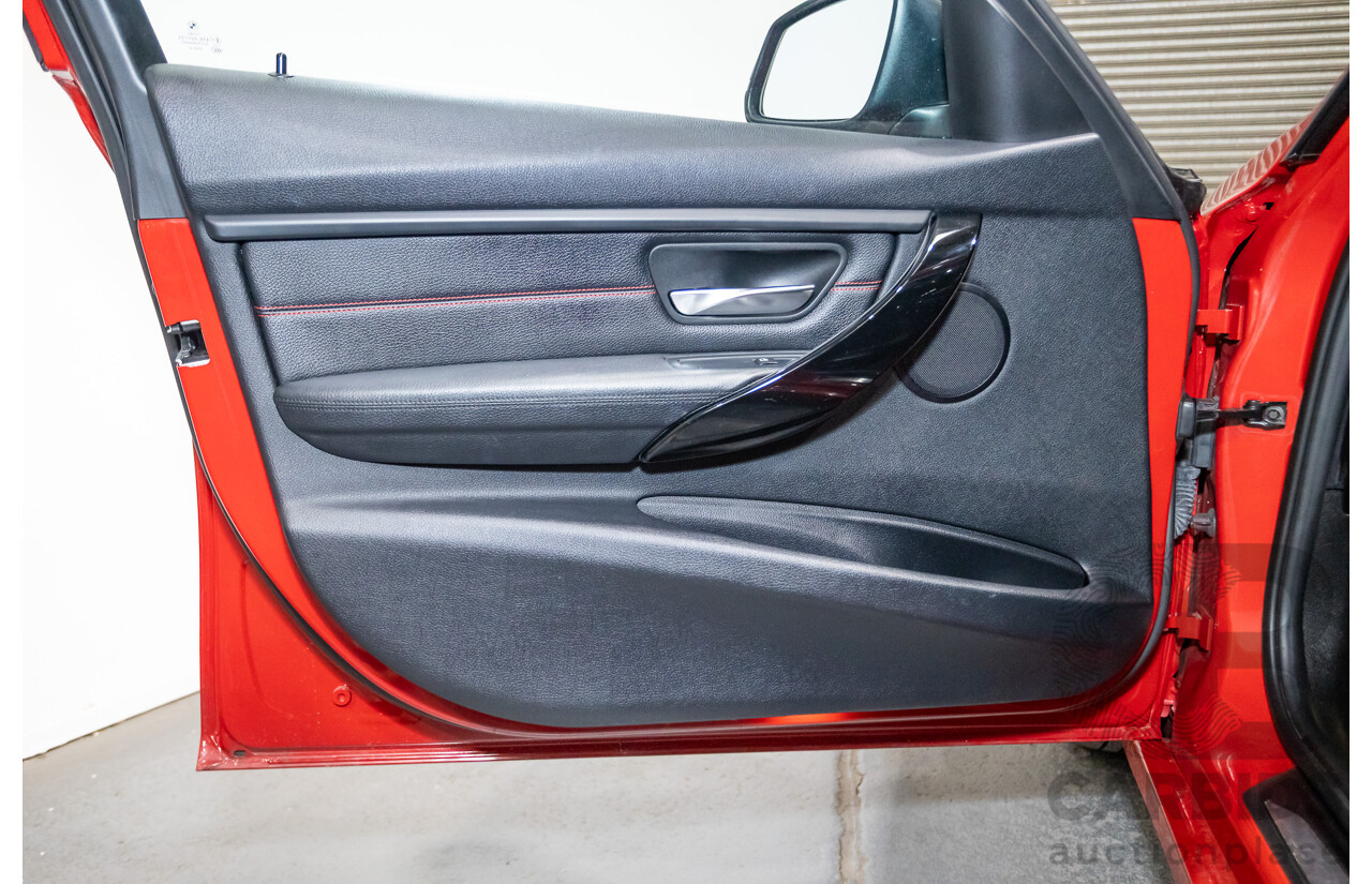 7/2013 BMW 320i Sport LINE F30 4d Sedan Melbourne Red Metallic Turbo 2.0L