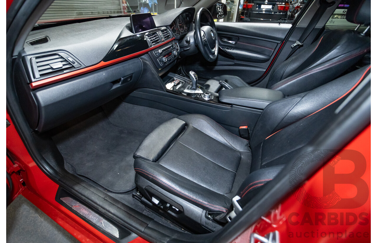 7/2013 BMW 320i Sport LINE F30 4d Sedan Melbourne Red Metallic Turbo 2.0L