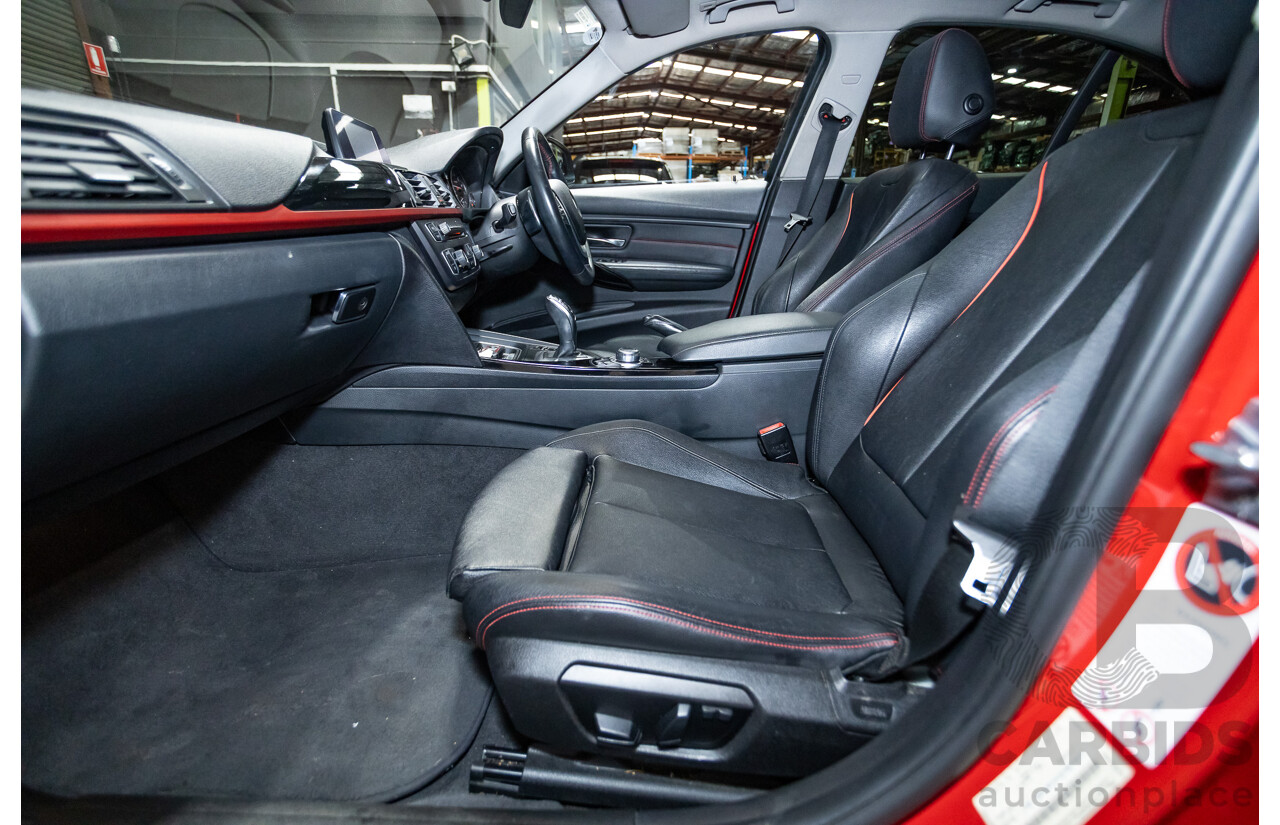 7/2013 BMW 320i Sport LINE F30 4d Sedan Melbourne Red Metallic Turbo 2.0L