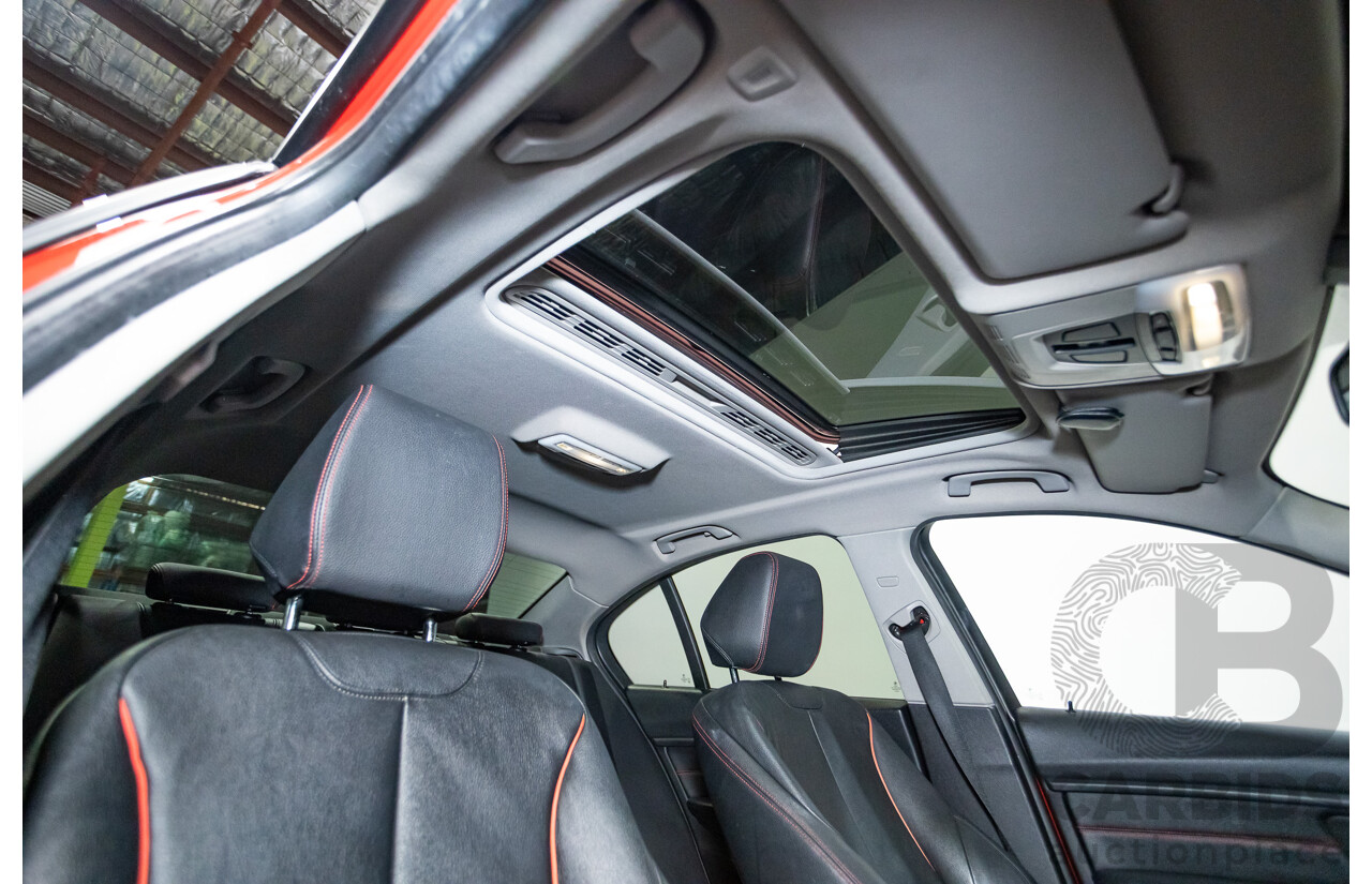 7/2013 BMW 320i Sport LINE F30 4d Sedan Melbourne Red Metallic Turbo 2.0L