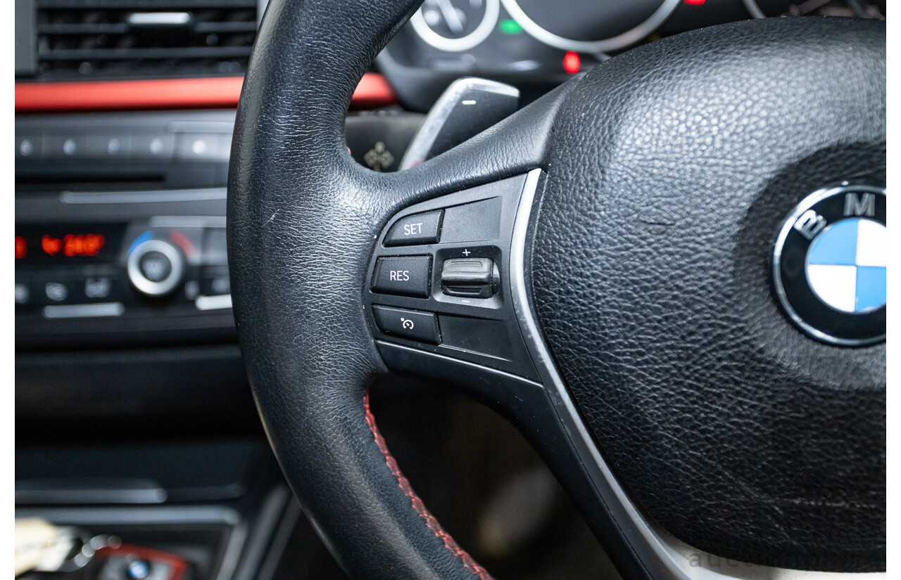 7/2013 BMW 320i Sport LINE F30 4d Sedan Melbourne Red Metallic Turbo 2.0L