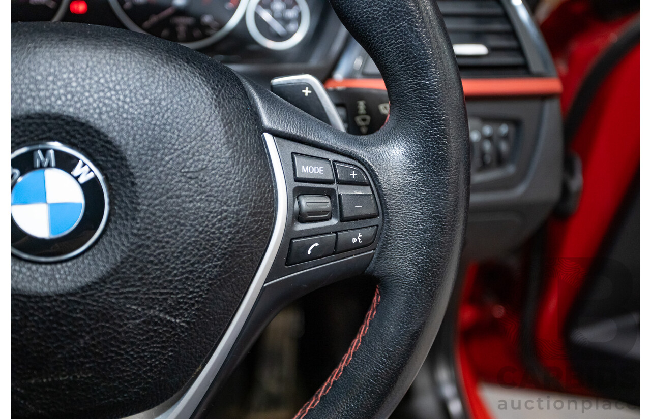 7/2013 BMW 320i Sport LINE F30 4d Sedan Melbourne Red Metallic Turbo 2.0L