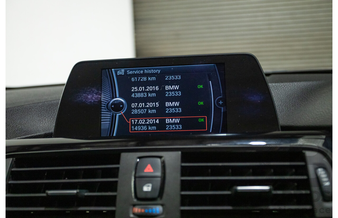 7/2013 BMW 320i Sport LINE F30 4d Sedan Melbourne Red Metallic Turbo 2.0L