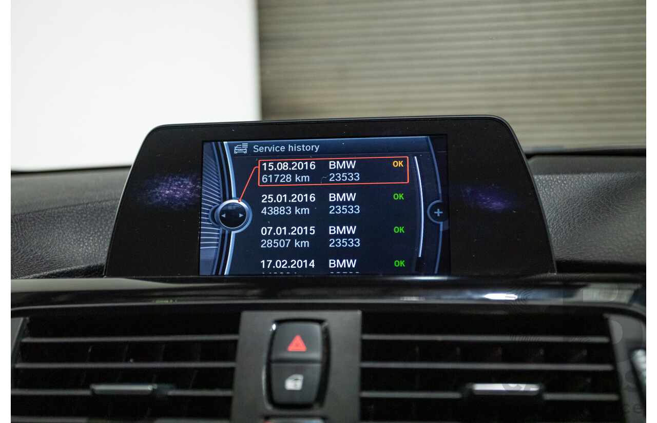 7/2013 BMW 320i Sport LINE F30 4d Sedan Melbourne Red Metallic Turbo 2.0L