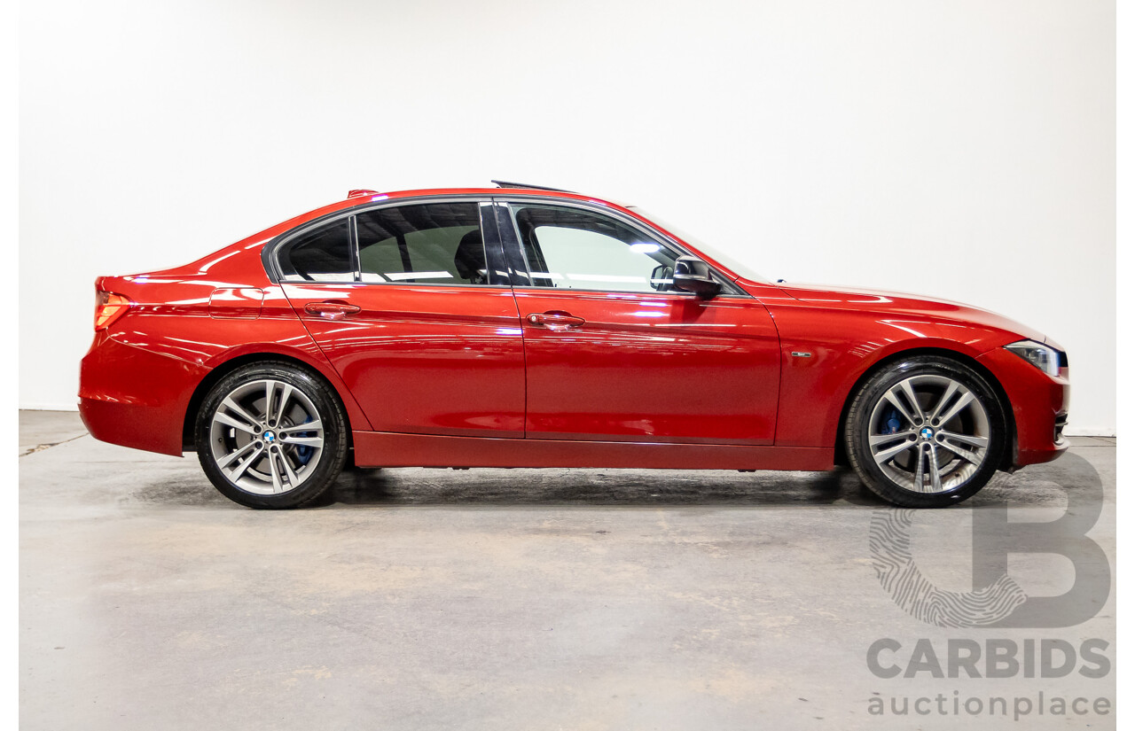 7/2013 BMW 320i Sport LINE F30 4d Sedan Melbourne Red Metallic Turbo 2.0L