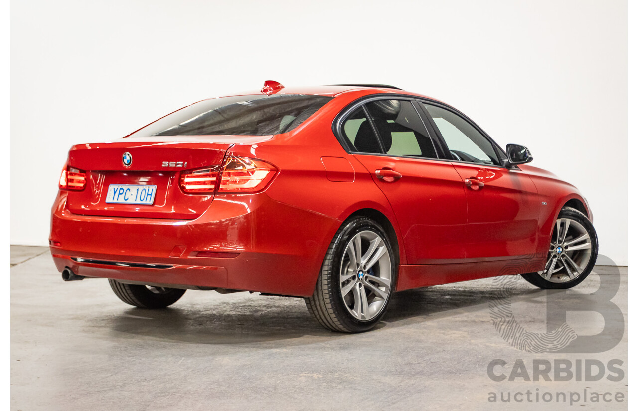 7/2013 BMW 320i Sport LINE F30 4d Sedan Melbourne Red Metallic Turbo 2.0L