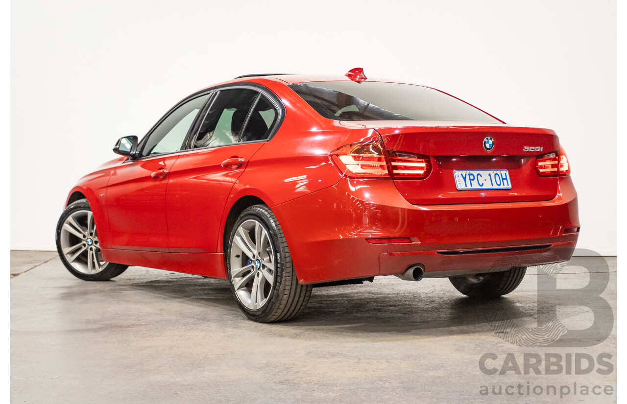 7/2013 BMW 320i Sport LINE F30 4d Sedan Melbourne Red Metallic Turbo 2.0L