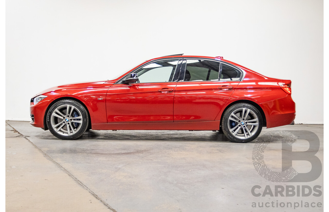 7/2013 BMW 320i Sport LINE F30 4d Sedan Melbourne Red Metallic Turbo 2.0L