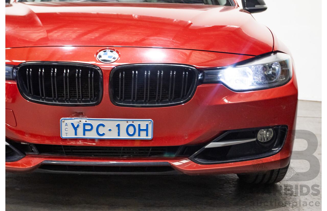 7/2013 BMW 320i Sport LINE F30 4d Sedan Melbourne Red Metallic Turbo 2.0L