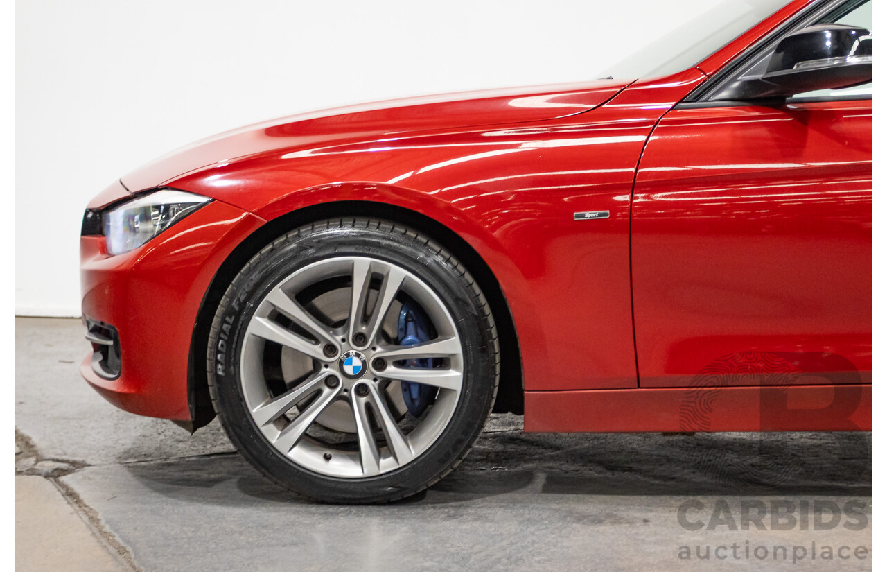 7/2013 BMW 320i Sport LINE F30 4d Sedan Melbourne Red Metallic Turbo 2.0L