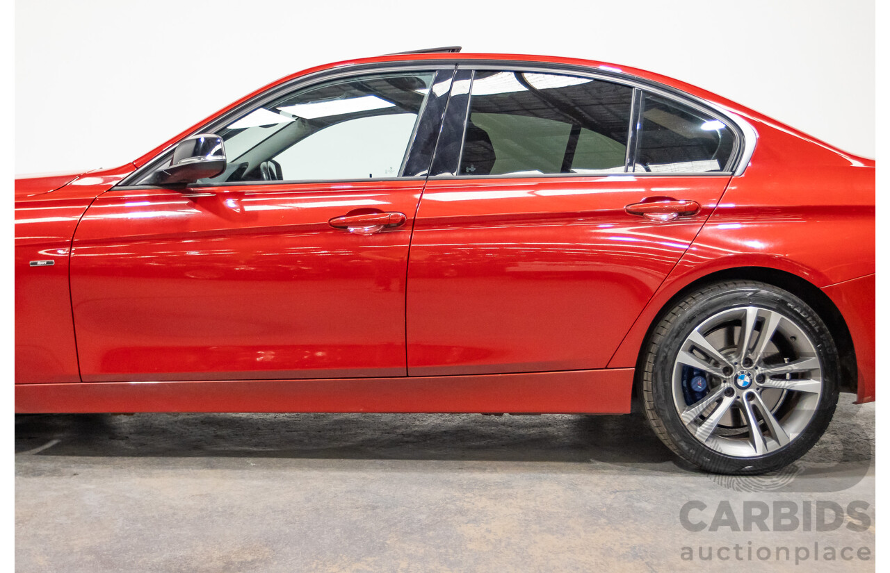 7/2013 BMW 320i Sport LINE F30 4d Sedan Melbourne Red Metallic Turbo 2.0L