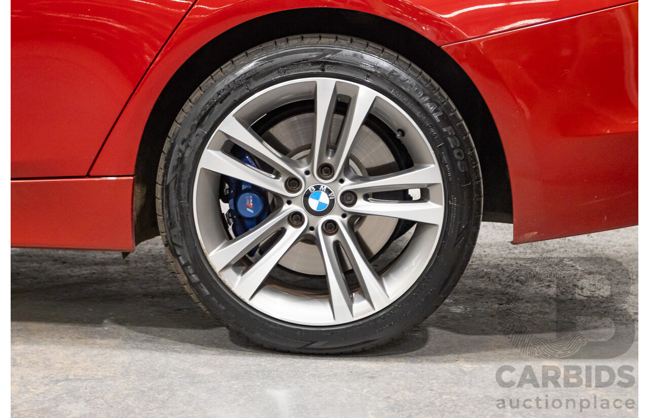 7/2013 BMW 320i Sport LINE F30 4d Sedan Melbourne Red Metallic Turbo 2.0L
