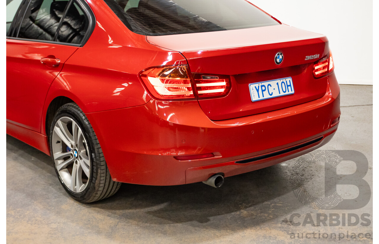 7/2013 BMW 320i Sport LINE F30 4d Sedan Melbourne Red Metallic Turbo 2.0L