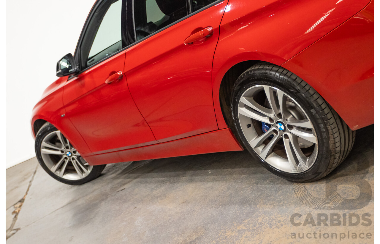 7/2013 BMW 320i Sport LINE F30 4d Sedan Melbourne Red Metallic Turbo 2.0L