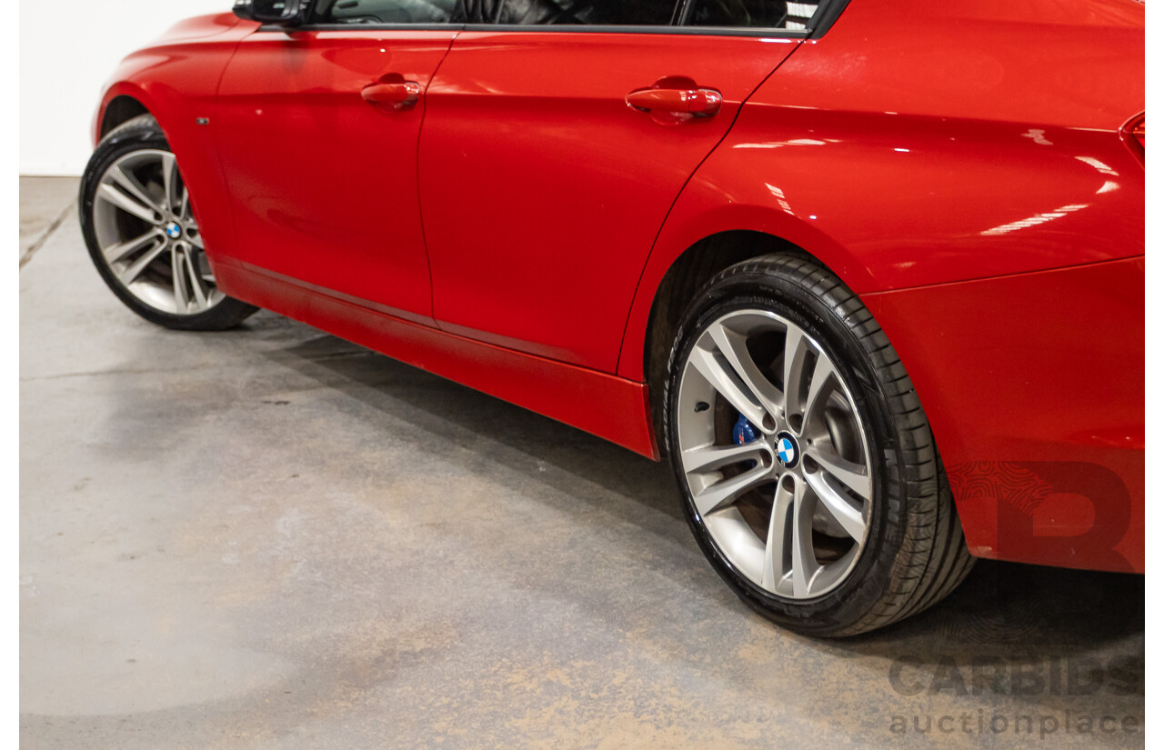 7/2013 BMW 320i Sport LINE F30 4d Sedan Melbourne Red Metallic Turbo 2.0L