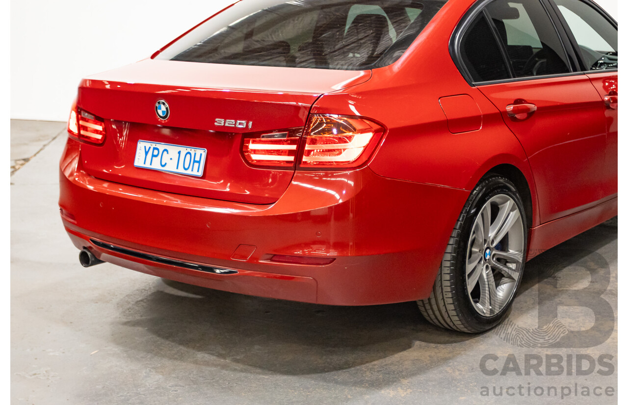 7/2013 BMW 320i Sport LINE F30 4d Sedan Melbourne Red Metallic Turbo 2.0L