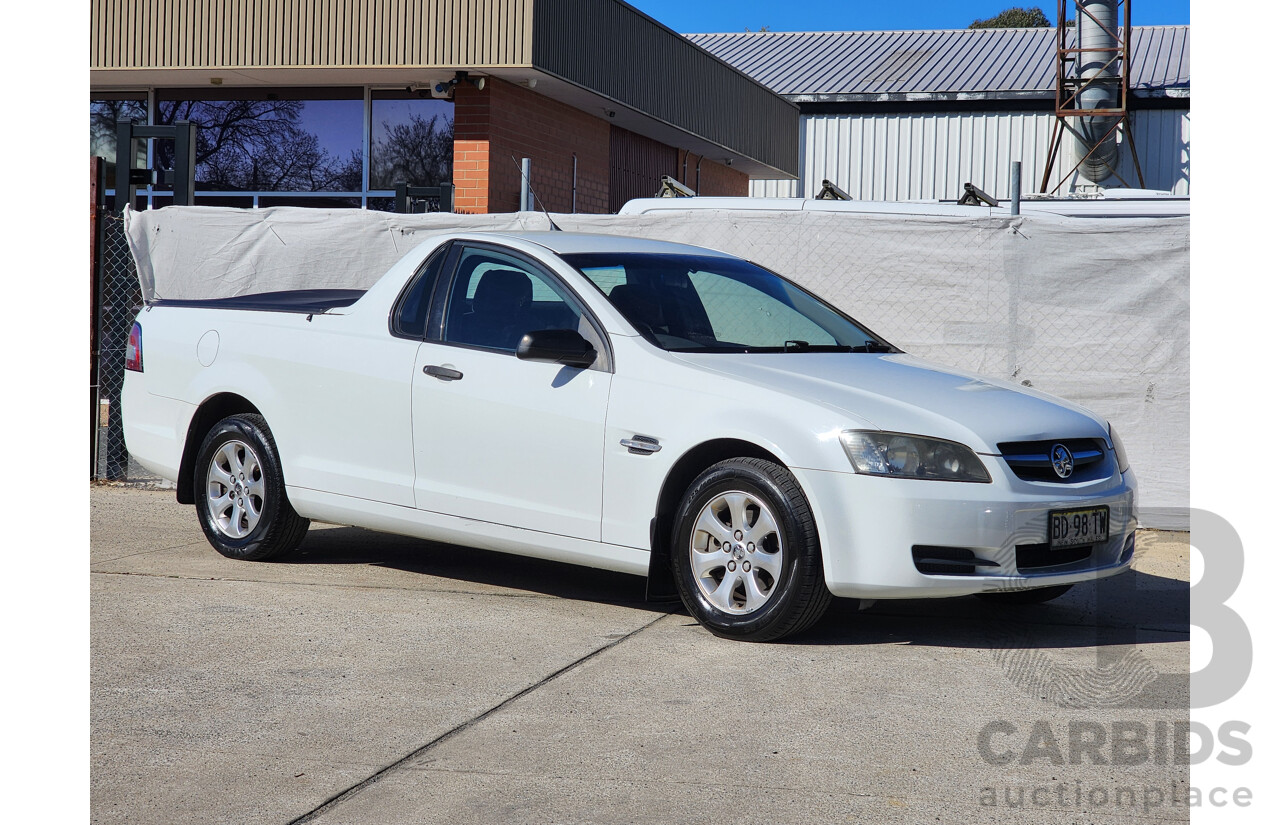 12/2009 Holden Commodore Omega VE MY09.5 Utility White 3.6L