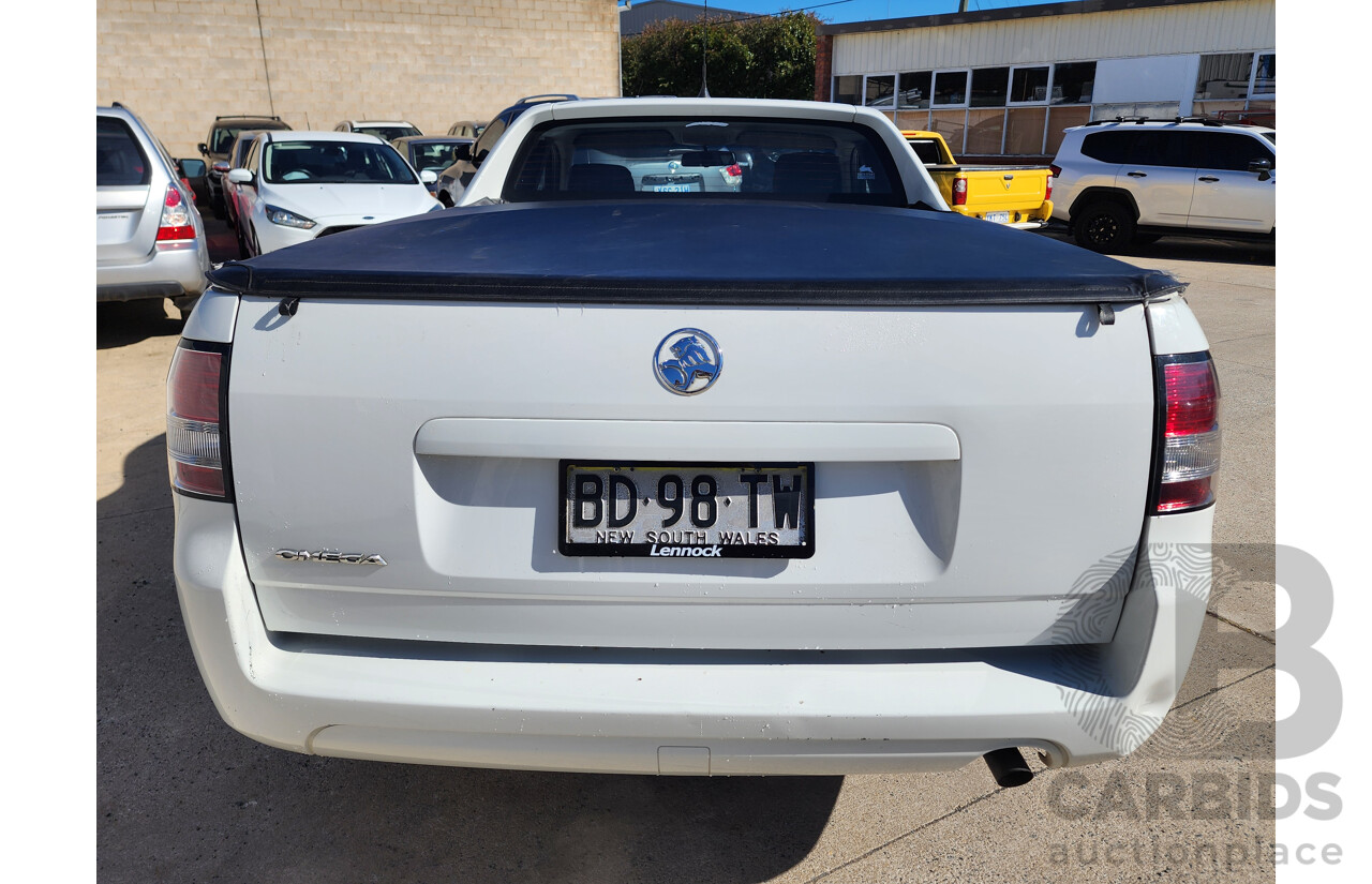 12/2009 Holden Commodore Omega VE MY09.5 Utility White 3.6L