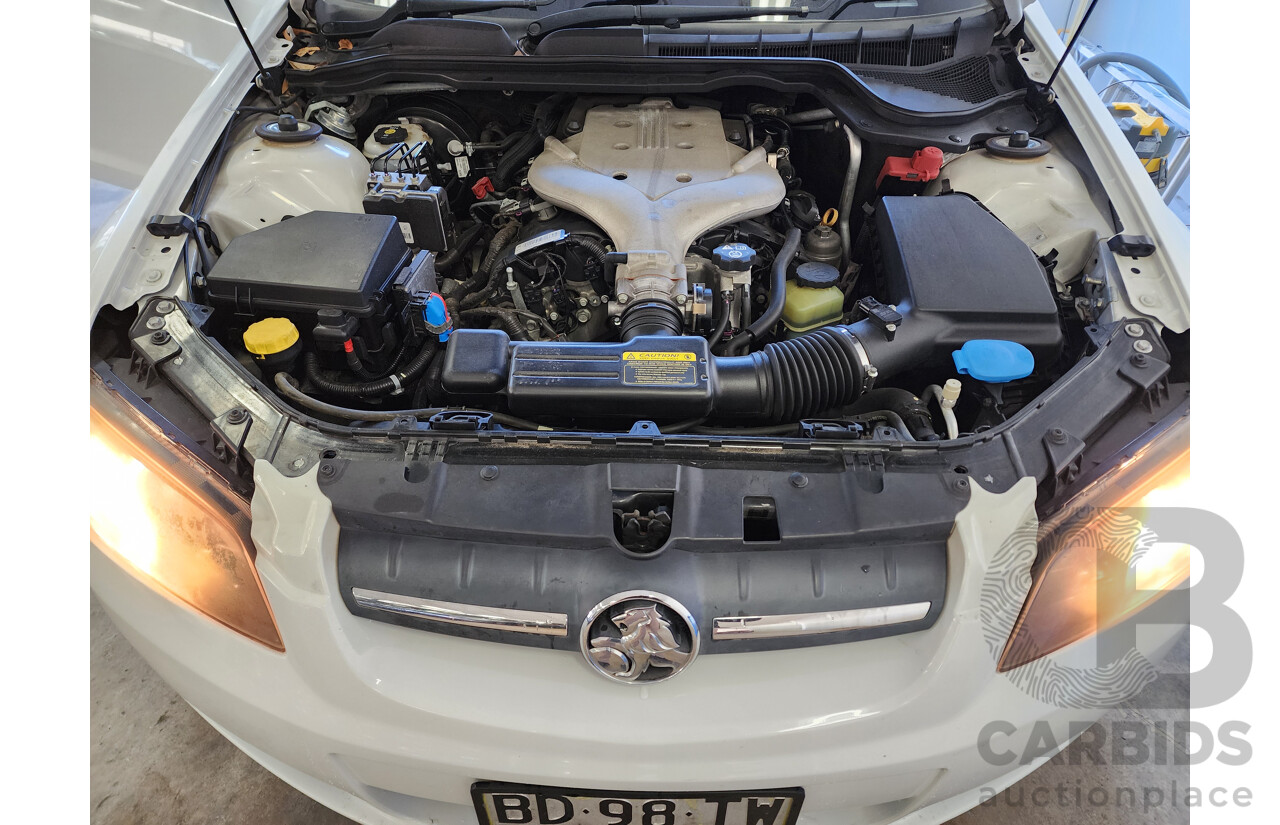 12/2009 Holden Commodore Omega VE MY09.5 Utility White 3.6L