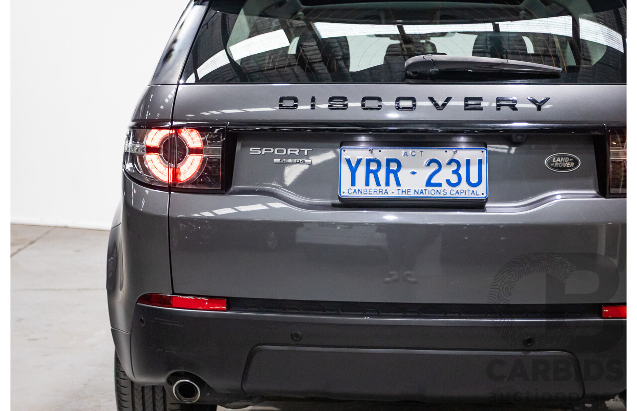 08/2016 Land Rover Discovery Sport TD4 SE (AWD) LC MY16 4d Wagon Corris Grey Metallic Turbo Diesel 2.2L - 7 Seater