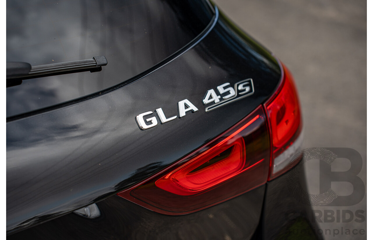 12/2020 Mercedes Benz GLA45 S AMG 4Matic+ (AWD) H247 MY21 4d Hatchback Cosmos Black Metallic Turbo 2.0L