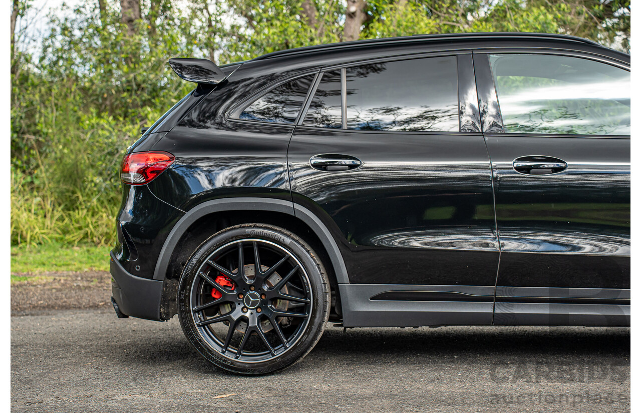 12/2020 Mercedes Benz GLA45 S AMG 4Matic+ (AWD) H247 MY21 4d Hatchback Cosmos Black Metallic Turbo 2.0L
