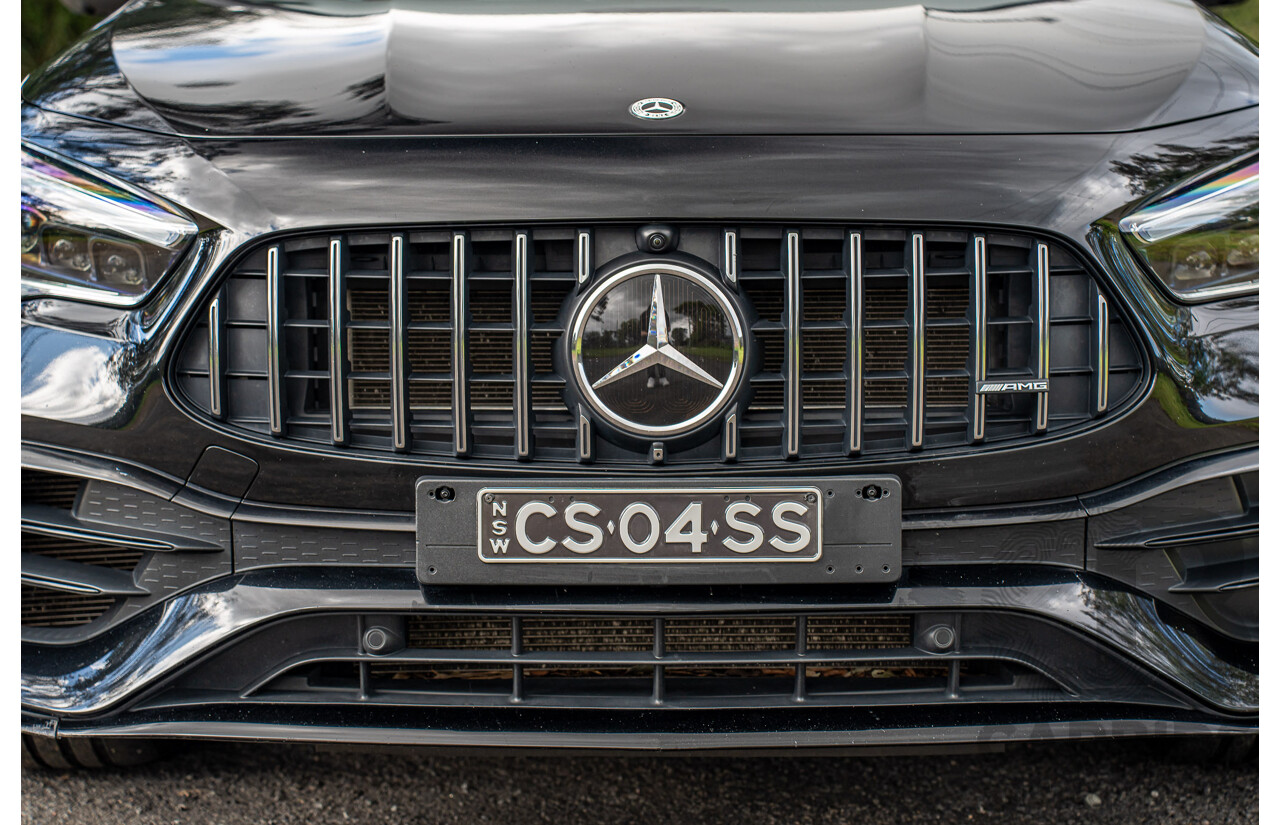 12/2020 Mercedes Benz GLA45 S AMG 4Matic+ (AWD) H247 MY21 4d Hatchback Cosmos Black Metallic Turbo 2.0L