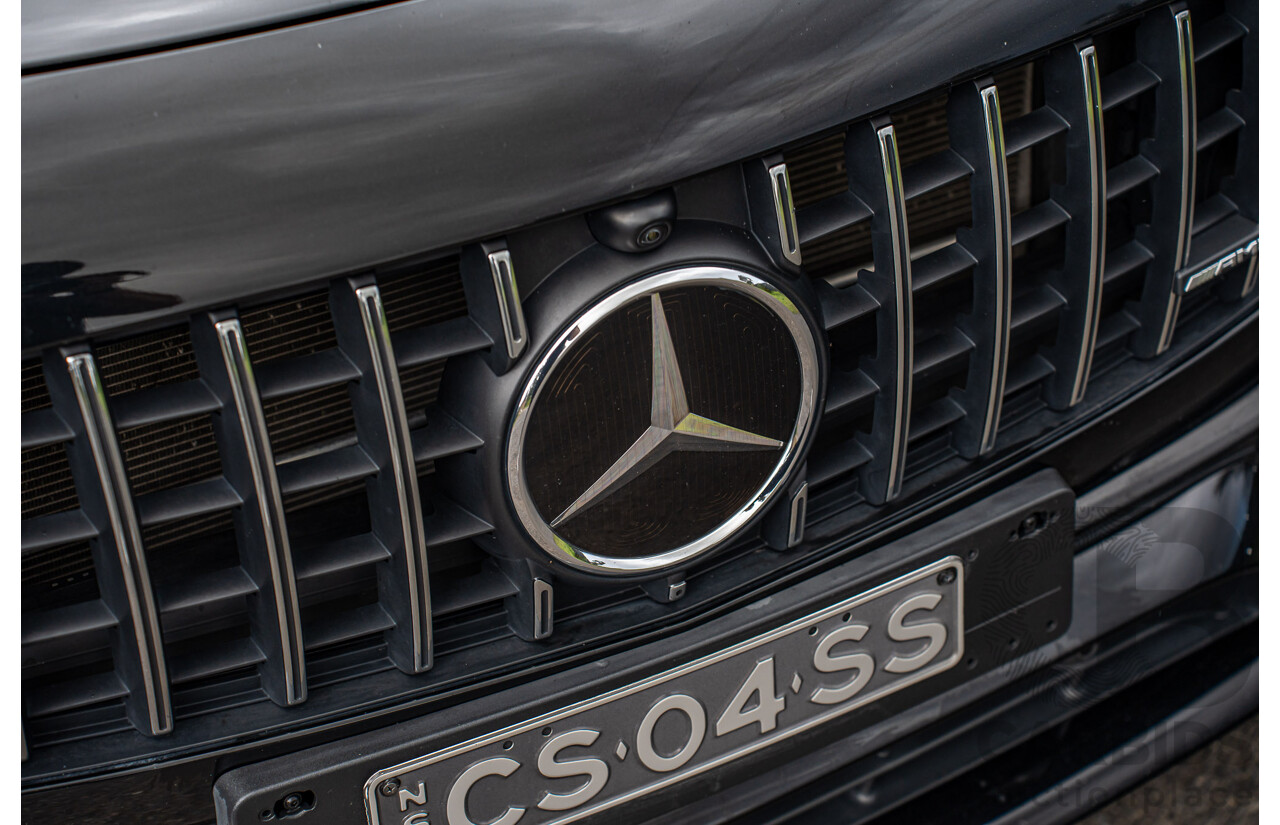 12/2020 Mercedes Benz GLA45 S AMG 4Matic+ (AWD) H247 MY21 4d Hatchback Cosmos Black Metallic Turbo 2.0L