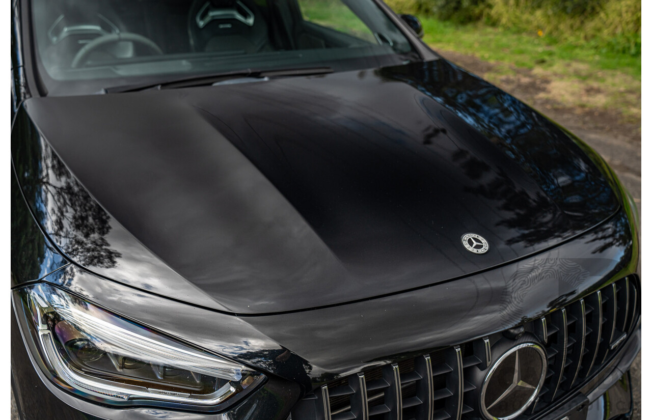 12/2020 Mercedes Benz GLA45 S AMG 4Matic+ (AWD) H247 MY21 4d Hatchback Cosmos Black Metallic Turbo 2.0L